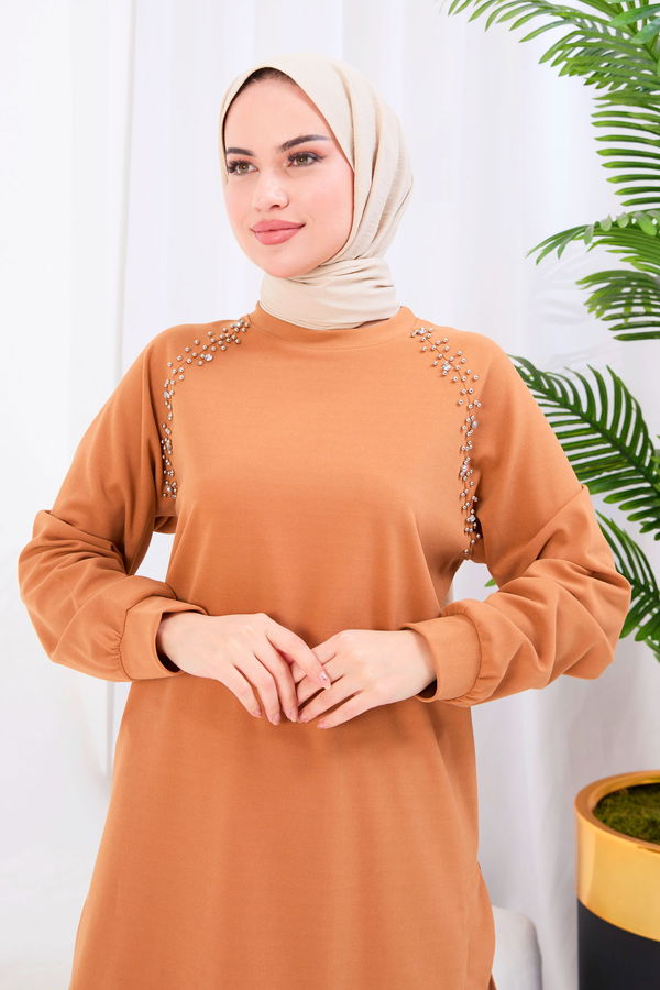 Tunik+Pantolon Vizon - 22061 VİZON