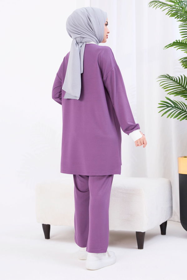 Tunik+Pantolon Mürdüm - 22066 MÜRDÜM