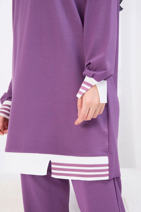 Tunik+Pantolon Mürdüm - 22066 MÜRDÜM