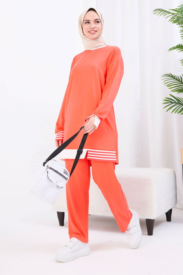 Tunik+Pantolon Turuncu - 22066 TURUNCU