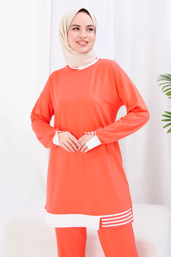Tunik+Pantolon Turuncu - 22066 TURUNCU