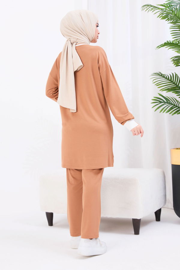 Tunik+Pantolon Vizon - 22066 VİZON
