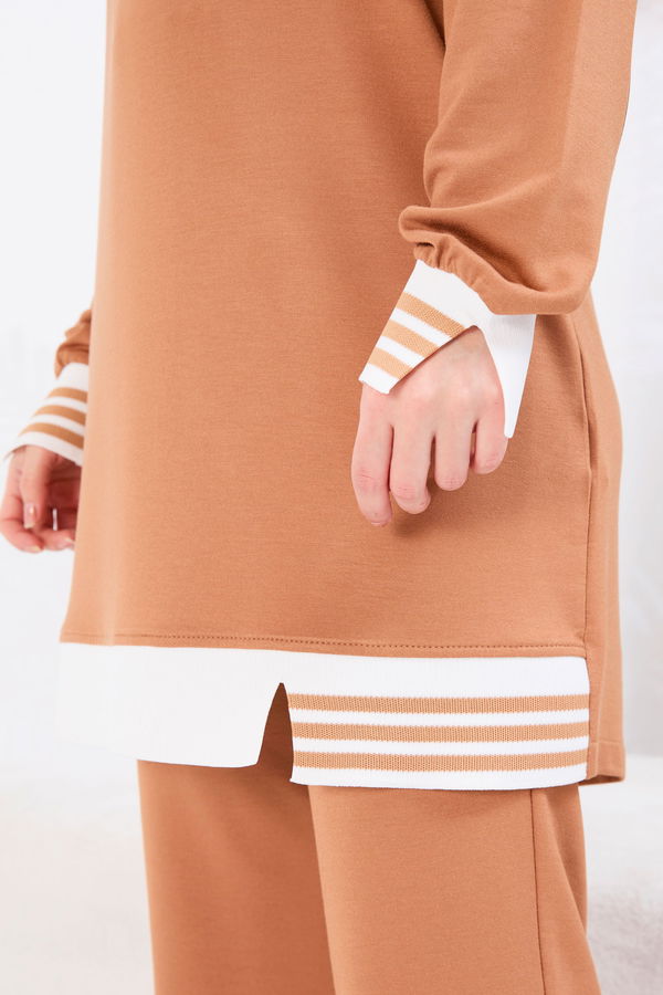Tunik+Pantolon Vizon - 22066 VİZON
