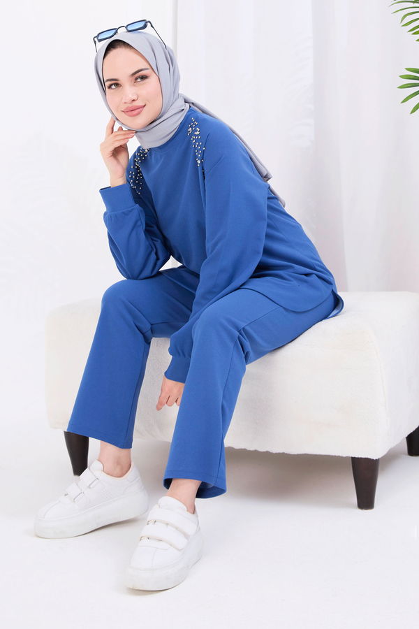 Tunik+Pantolon Mavi - 22061 MAVİ