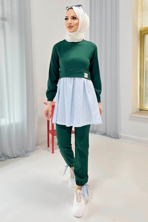 Tunik Pantolon Yeşil - 10507