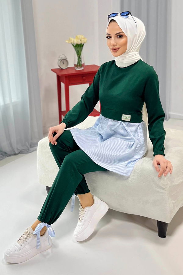 Tunik Pantolon Yeşil - 10507