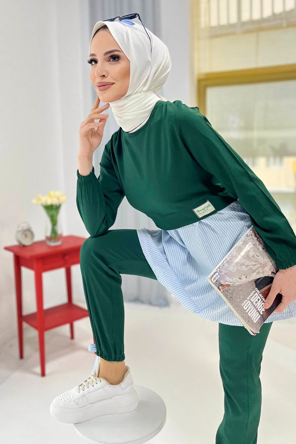 Tunik Pantolon Yeşil - 10507
