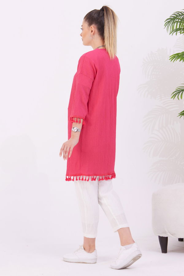 Kimono Fuşya - 22023 FUŞYA