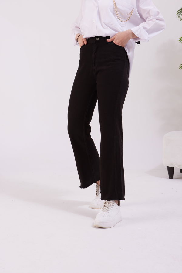 Gabardin Pantolon Siyah - 11396