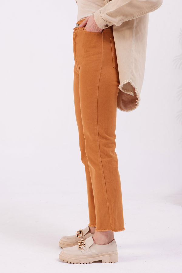 Gabardin Pantolon Taba - 11396