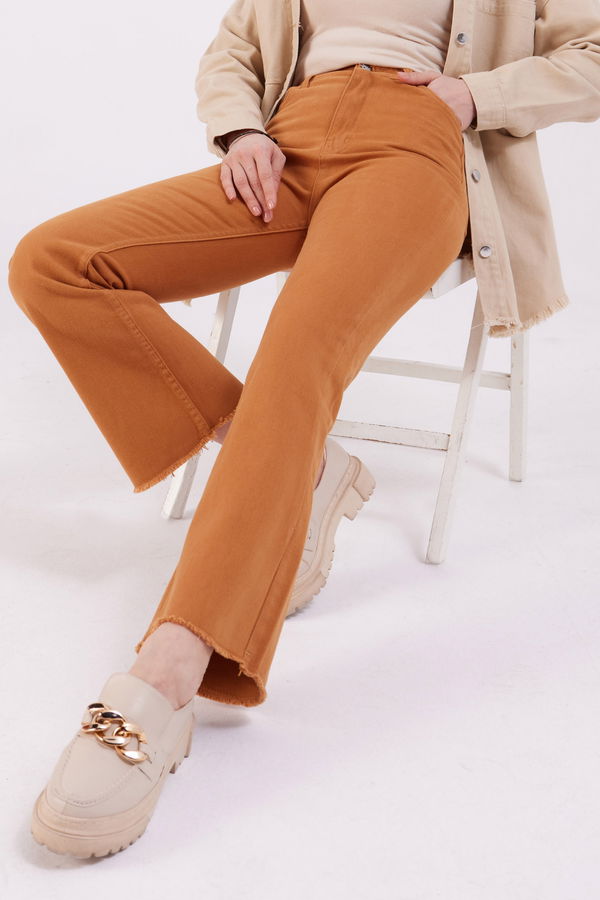 Gabardin Pantolon Taba - 11396