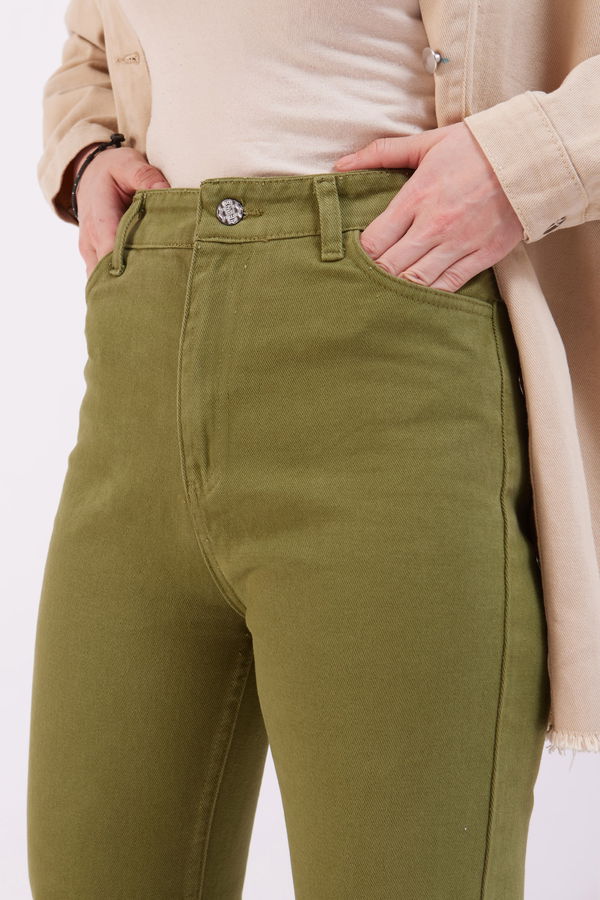Gabardin Pantolon Yeşil - 11396
