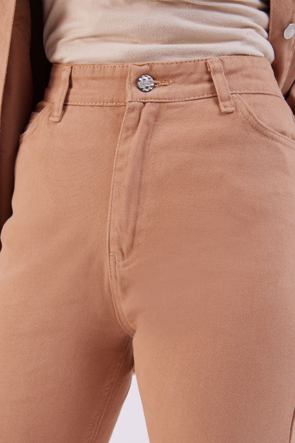 Gabardin Pantolon Vizon - 11396