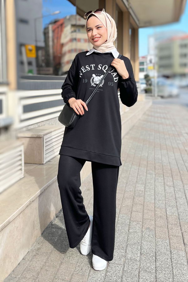Tunik Pantolon Siyah - 11447