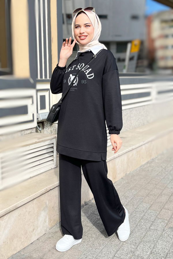 Tunik Pantolon Siyah - 11447