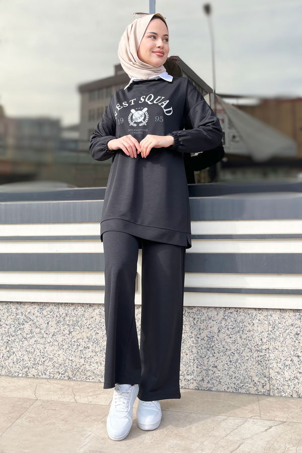 Tunik Pantolon Siyah - 11447