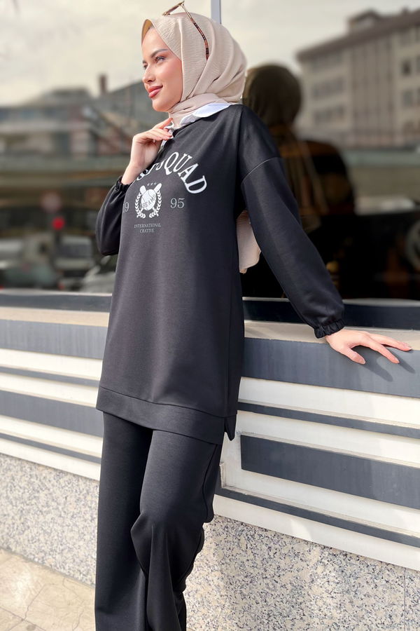 Tunik Pantolon Siyah - 11447