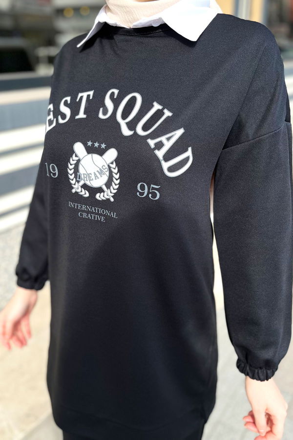 Tunik Pantolon Siyah - 11447