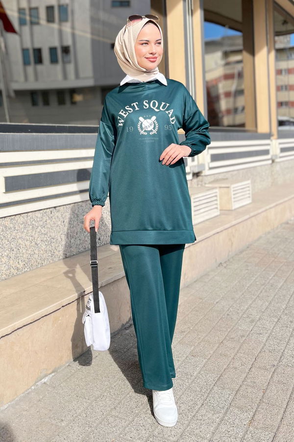 Tunik Pantolon Yeşil - 11447