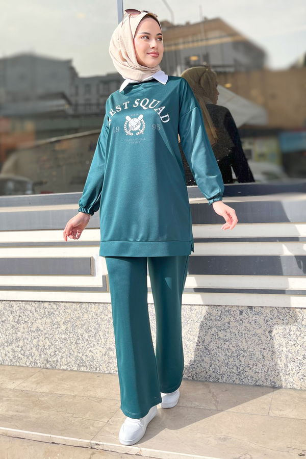 Tunik Pantolon Yeşil - 11447