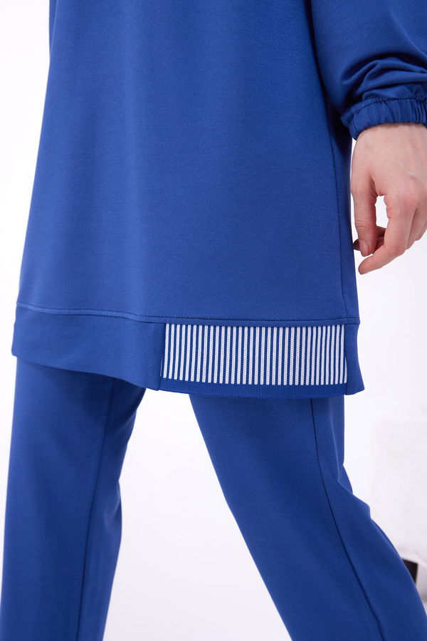 Tunik+Pantolon Mavi - 22062