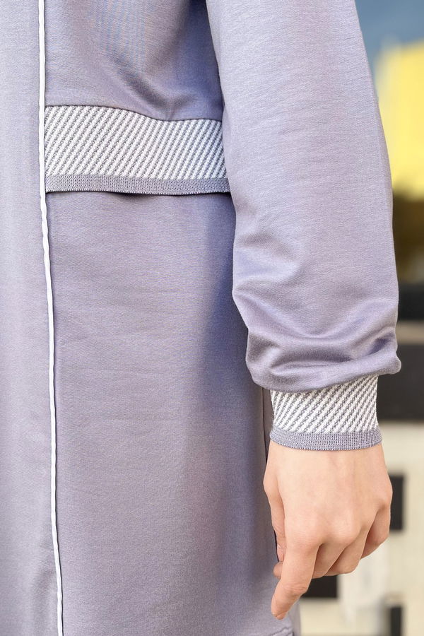 Tunik+Pantolon Gri - 22063