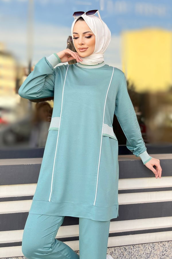 Tunik+Pantolon Yeşil - 22063