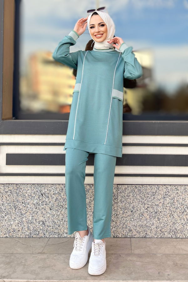Tunik+Pantolon Yeşil - 22063
