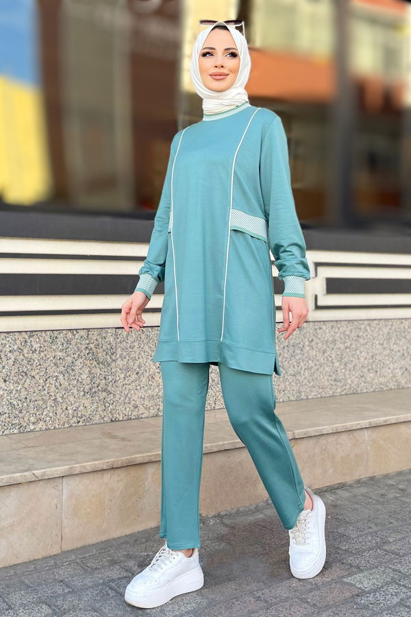 Tunik+Pantolon Yeşil - 22063