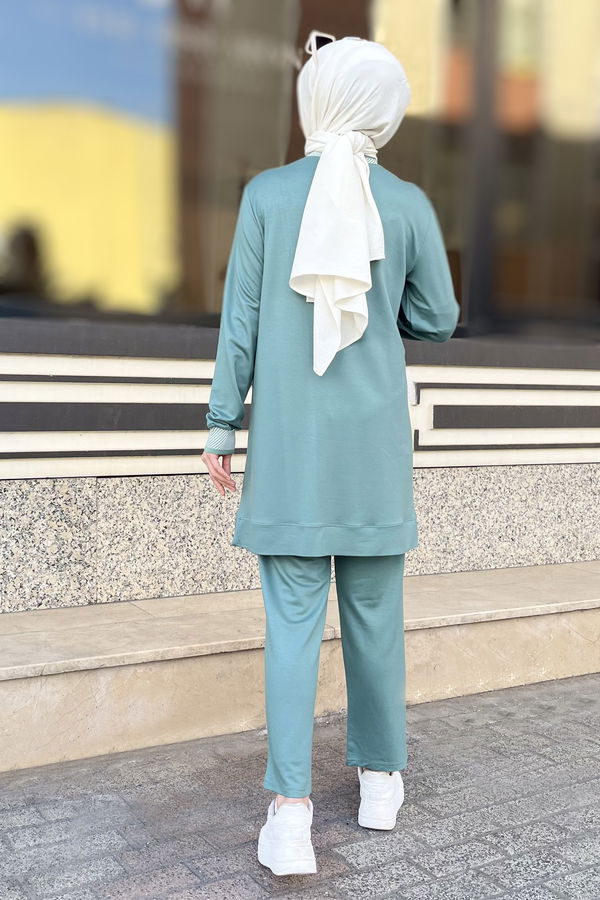 Tunik+Pantolon Yeşil - 22063