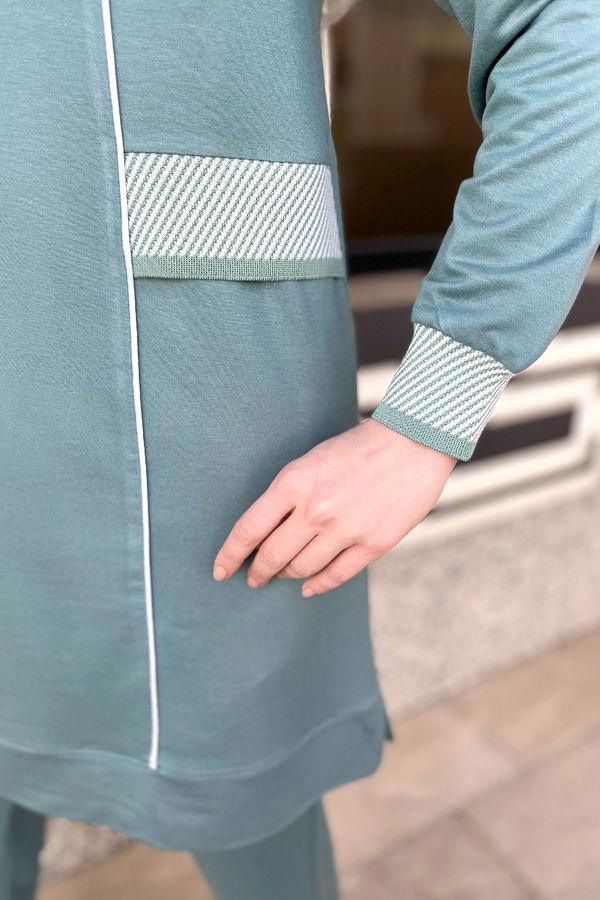 Tunik+Pantolon Yeşil - 22063
