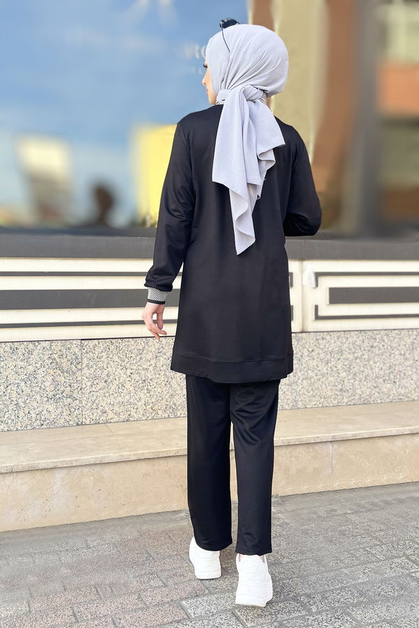 Tunik+Pantolon Siyah - 22063 SİYAH