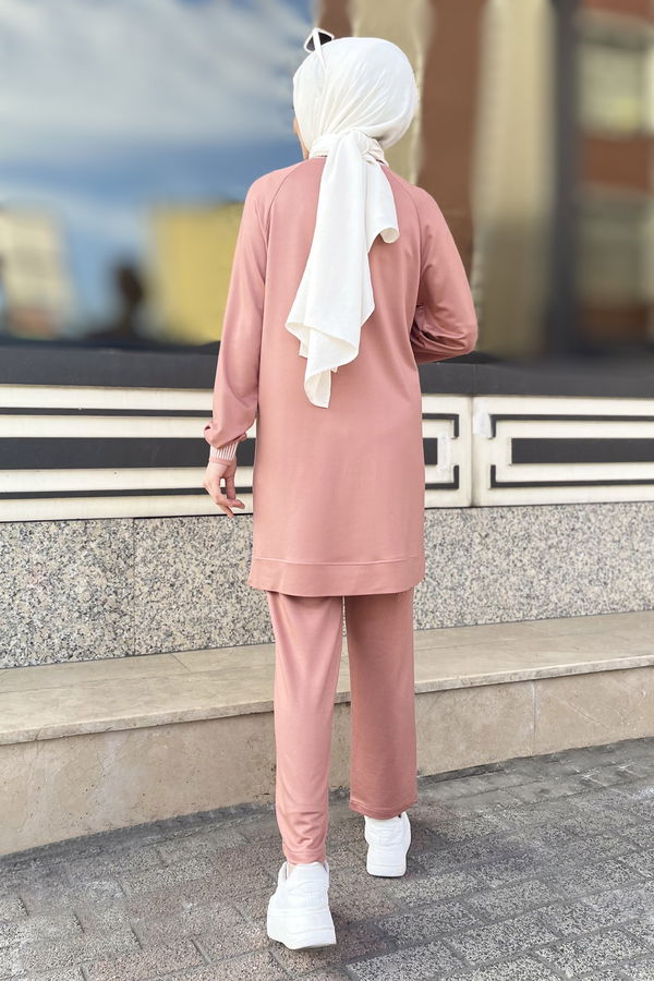 Tunik+Pantolon Pembe - 22065 PEMBE