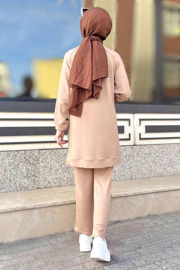 Tunik+Pantolon Vizon - 22065 VİZON
