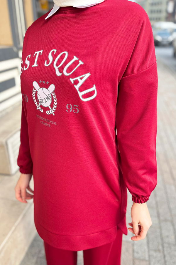 Tunik Pantolon Bordo - 11447 BORDO