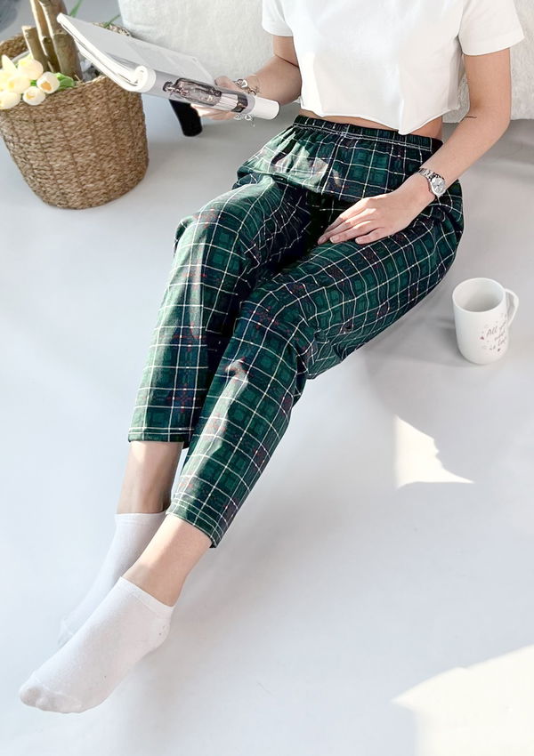 Pijama Altı Yeşil - 22090