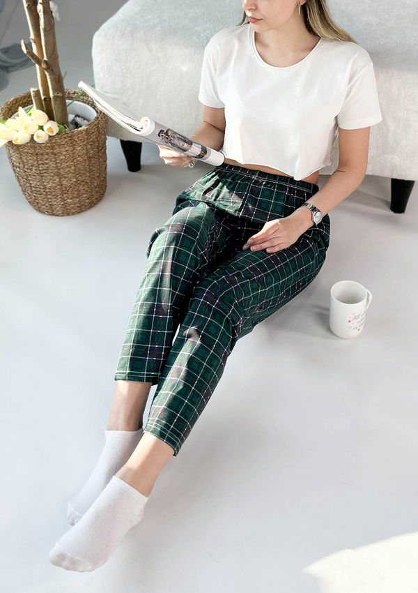 Pijama Altı Yeşil - 22090