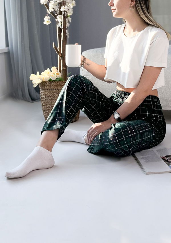 Pijama Altı Yeşil - 22090