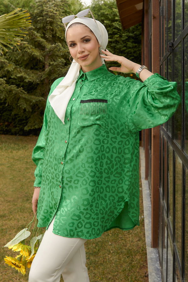 Gömlek Yeşil - 22155 YEŞİL