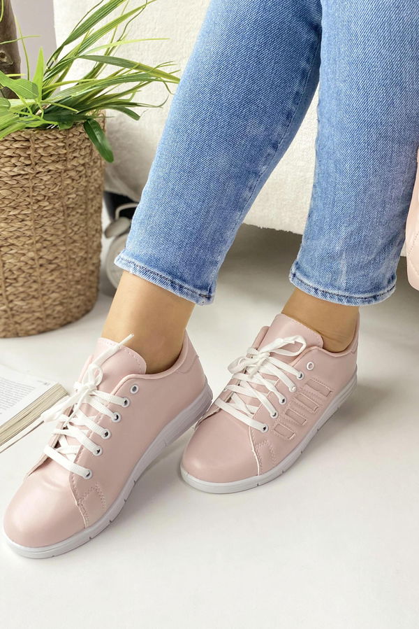 Kadın Pembe Spor Ayakkabı - 22074