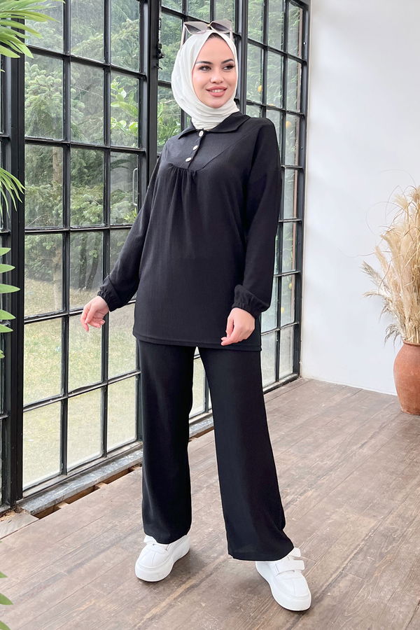 Tunik Pantolon Siyah - 11453