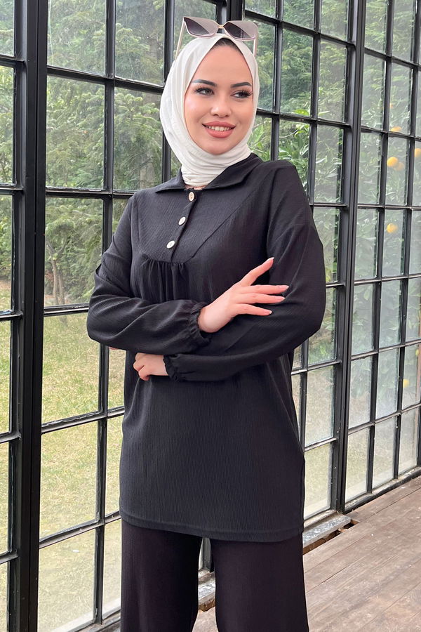 Tunik Pantolon Siyah - 11453