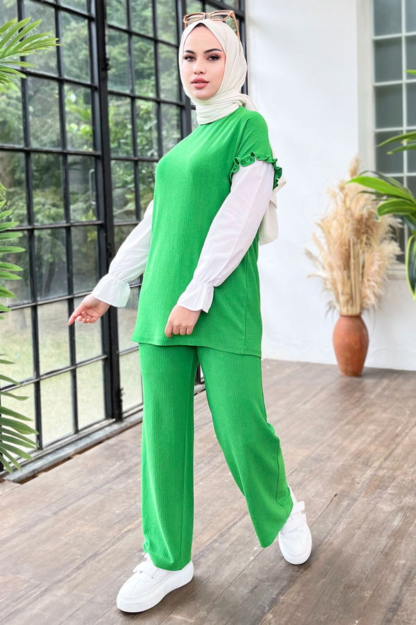 Tunik Pantolon Yeşil - 11454 YEŞİL