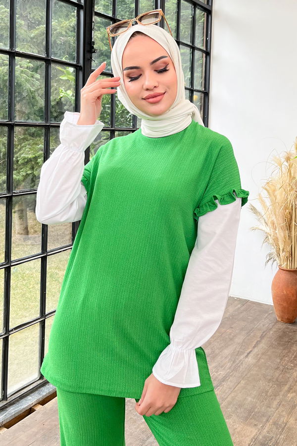 Tunik Pantolon Yeşil - 11454 YEŞİL