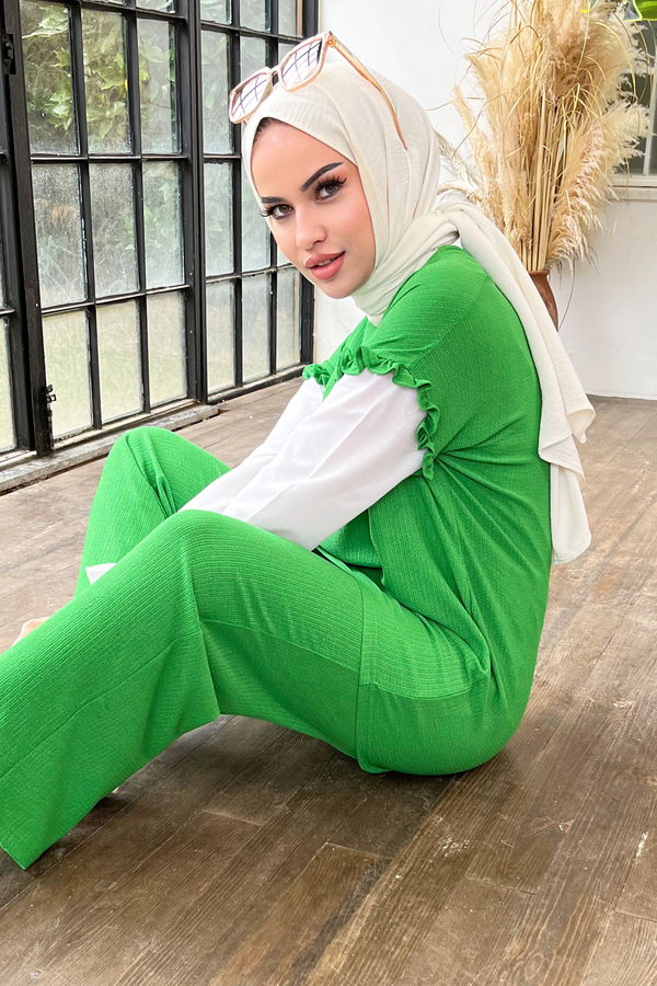 Tunik Pantolon Yeşil - 11454 YEŞİL
