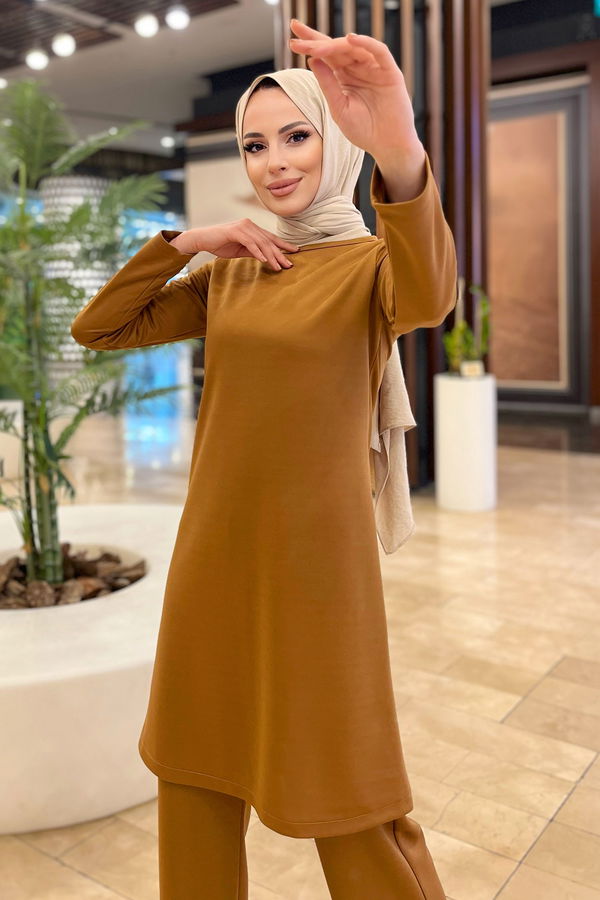 Tunik Pantolon Taba - 11356