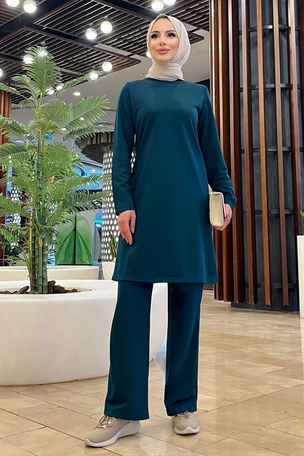 Tunik Pantolon Yeşil - 11356