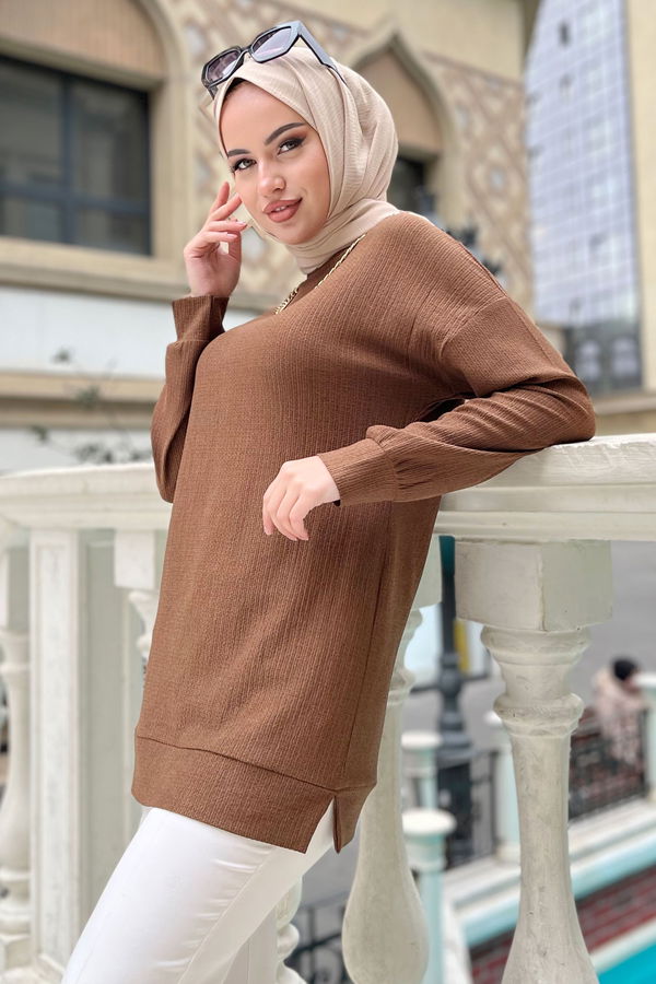 Tunik Kahverengi - 11436