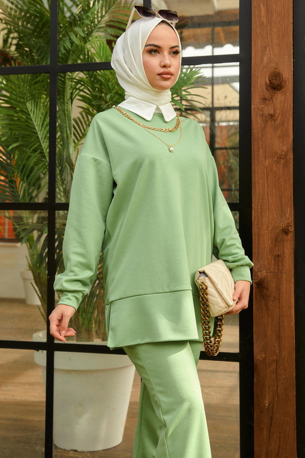 Tunik+Pantolon Yeşil - 22127