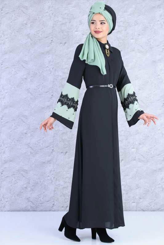 Ferace Şal - Siyah Mint 02 0781 Siyah - 781 SİYAH
